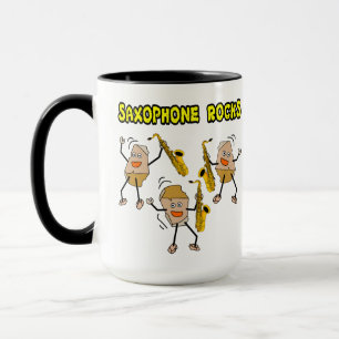 Saxophone Rocks Tasse