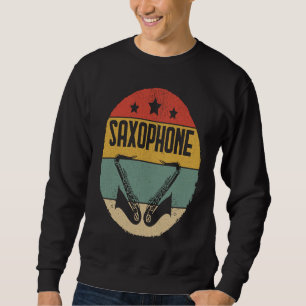 Saxophone Saxaphone Player Music Jazz Tenor 10 Sweatshirt