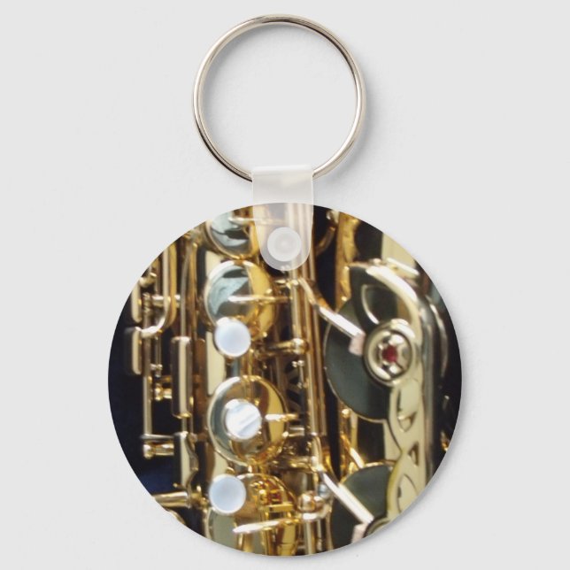 Saxophone Schlüsselanhänger (Vorderseite)