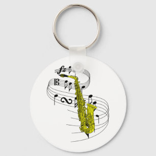 Saxophone Schlüsselanhänger