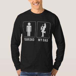 Saxophone Serenade: Meine Väter Groovy Melodies! T-Shirt