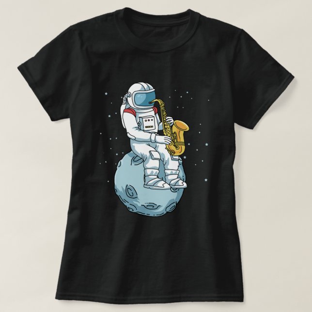 Saxophone Shirt Männer Frauen Saxophonist Geschenk (Design vorne)