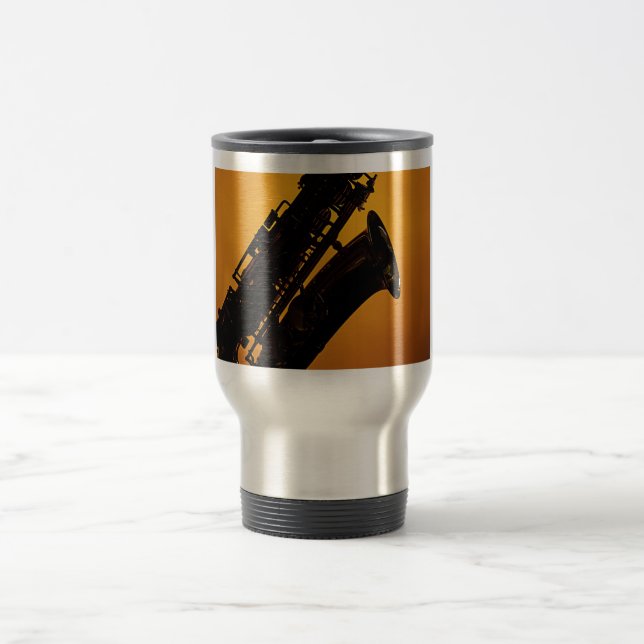 Saxophone Stein, Schale oder Tasse (Mittel)