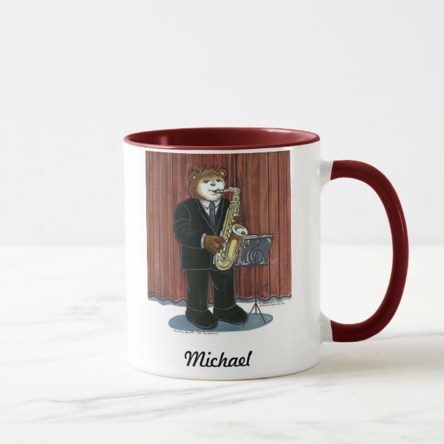 Saxophone-Tasse Tasse (Rechts)