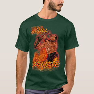 Saxophone Typ TShirt Classic 80er Horror Fan Appar