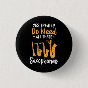 Saxophone Types Button