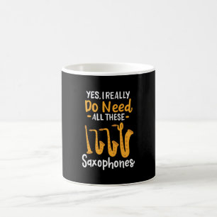 Saxophone Types Kaffeetasse