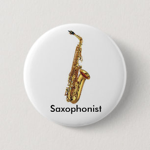 Saxophonknopf Button