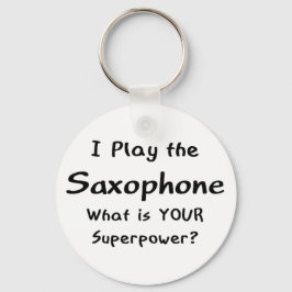Saxophonspieler Schlüsselanhänger
