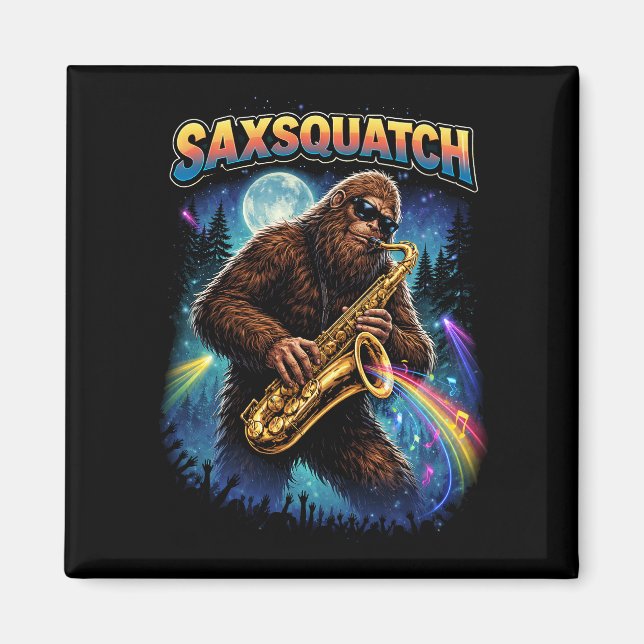 Saxsquatch Magnet (Vorne)