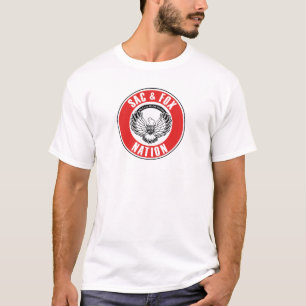 Saxx-Fahne US-amerikanisches Ethiksymbol T-Shirt