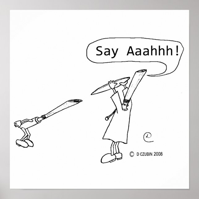 Say Ahhh Poster (Vorne)