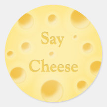 "Say Cheese" Niedlicher Holey Swiss Cheese