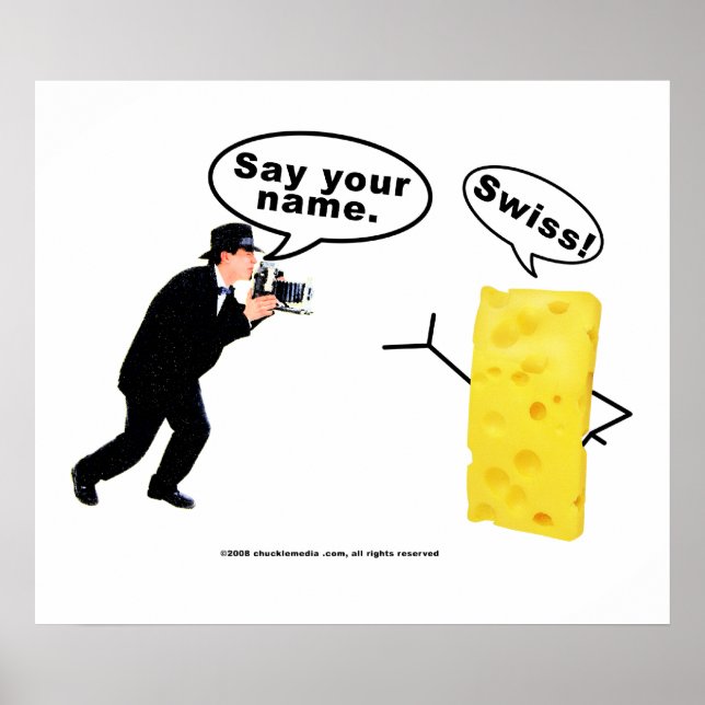 SAY CHEESE POSTER (Vorne)
