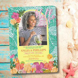 Say Hello To Fun In The Sun Birthday Invitation Einladung