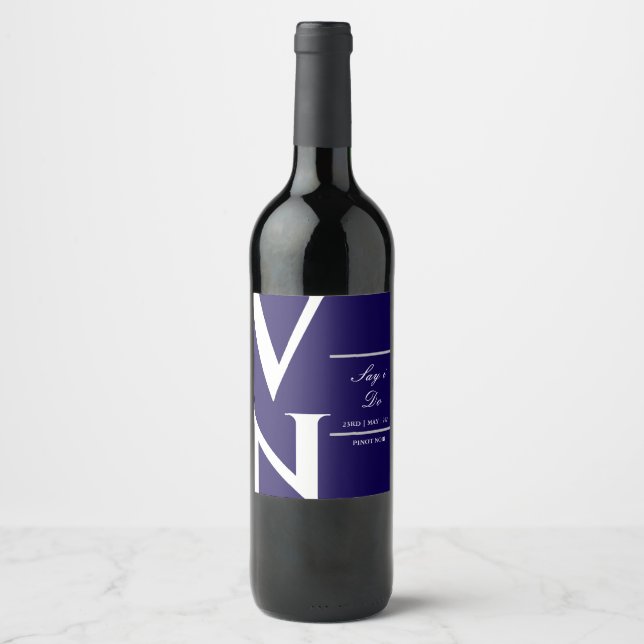 Say i Do Wine Labels Weinetikett (Vorderseite)