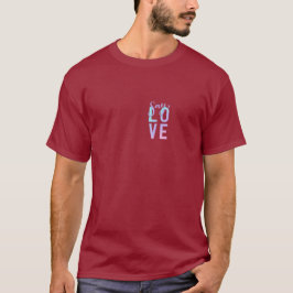 Say Liebe Custom T - Shirt Trendy Gradient Typogra