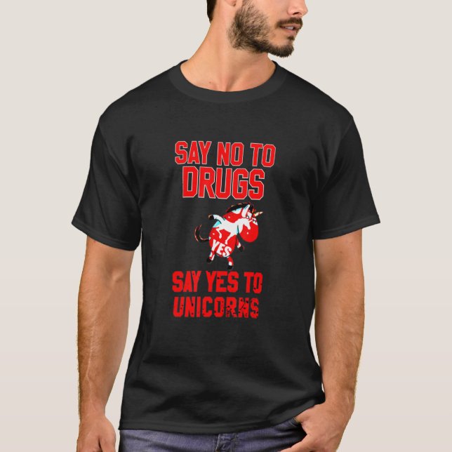Say No To Drugs Say Yes To Kindness For Red Ribbon T-Shirt (Vorderseite)