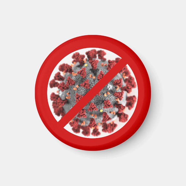 SAY STOP the CORONAVIRUS Magnet (Vorne)