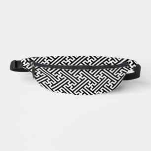 Sayagata motif, japonais, noir et blanc