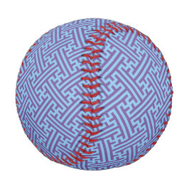 Sayagata-Muster, japanisch, Lila und blau Baseball