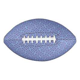Sayagata-Muster, japanisch, Lila und blau Football