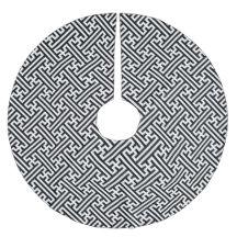Sayagata-Muster, Japanisch, Schwarz und Weiß