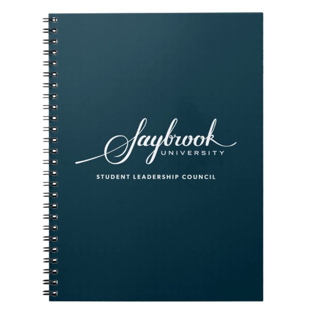 Saybrook Studenten-Führungsrat-Notizbuch Notizblock (Vorderseite)