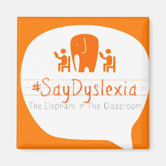#SayDyslexia Magnet - Sprechblase-Logo