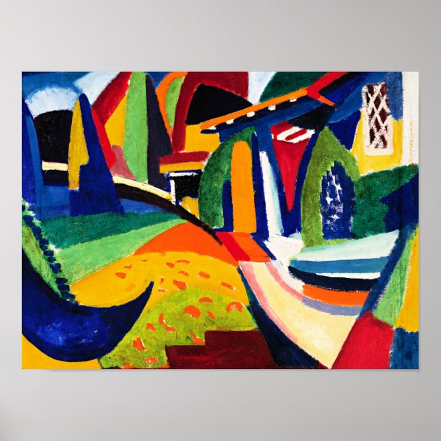 Sayen - Scheherazade, buntes Gemälde Poster (Vorne)