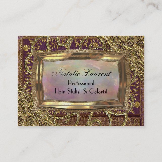 Saylavone elegantes berufliches visitenkarte (Vorderseite)