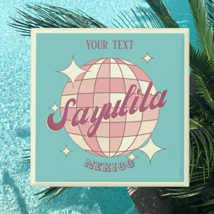 Sayulita Mexico Retro Dekoration Vintages Party Magnet