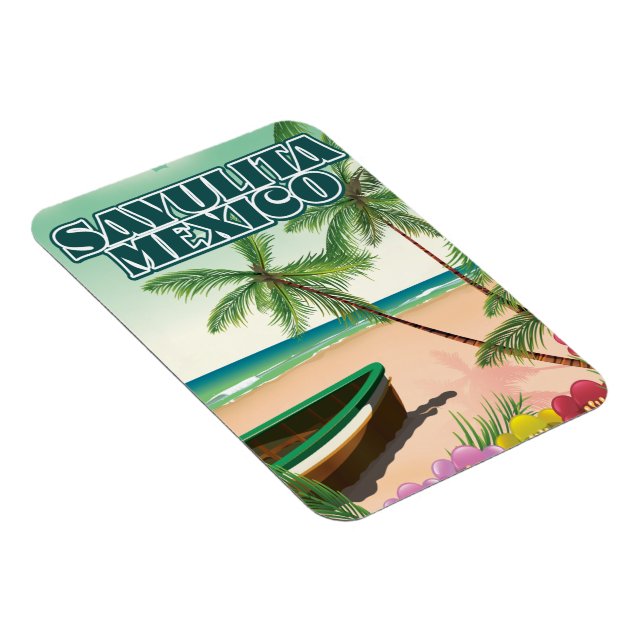 Sayulita Mexico Strandposter Magnet (Rechte Seite)