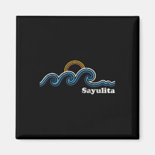 Sayulita Mexico Surfen Wellen Sonnenuntergang Stra Magnet