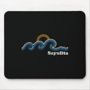 Sayulita Mexico Surfen Wellen Sonnenuntergang Stra Mousepad