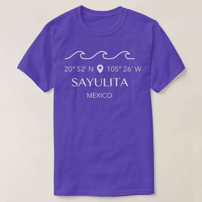 Sayulita Mexiko 1 T-Shirt (Design vorne)