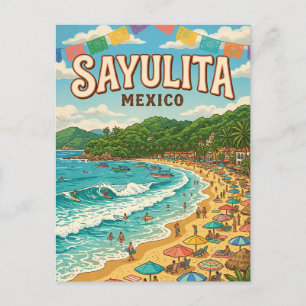 Sayulita Mexiko Postkarte