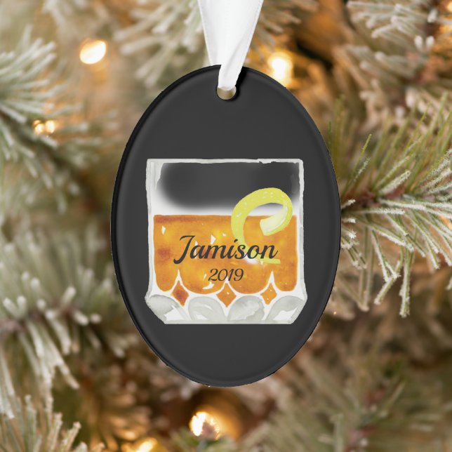 Sazerac Cocktail Personalisiert Ornament (Baum)