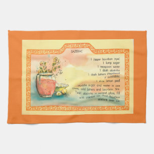 Sazerac Cocktail Rezept Geschirrtuch