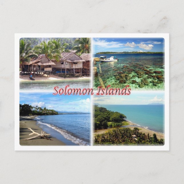 SB Malaita Islands - Gizo - Bonegi Beach - Honiara Postkarte (Vorderseite)