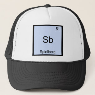 Sb - Spielberg Lustiges Chemie-Element-Symbol T-Sh Truckerkappe