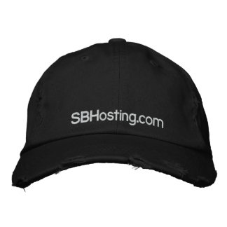 SBHosting.com Bestickte Baseballkappe