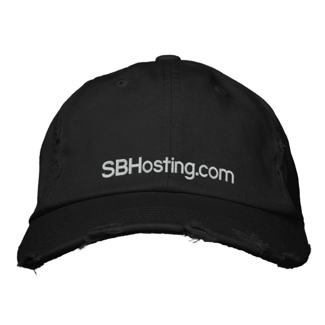SBHosting.com Bestickte Baseballkappe (Vorderseite)