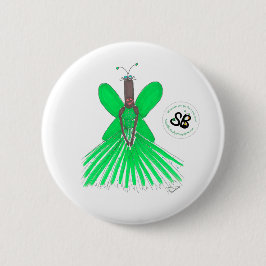 SBM Pseudoceleb-Grün Ballgown Mode-Knopf-Button Button