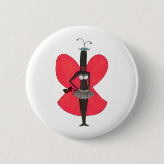 SBM Pseudoceleb-rotes/schwarzes Bikini-Mode-Button Button