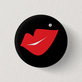 SBM Unterzeichnungs-rote Lippenminiknopf-Button Button
