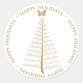 SBTF Custom Holiday Sticker - Gold