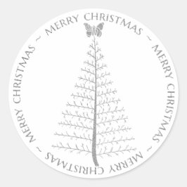 SBTF Custom Holiday Sticker - Silver