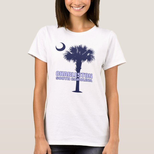 SC Palmetto & Crescent (Charleston) T-Shirt (Vorderseite)