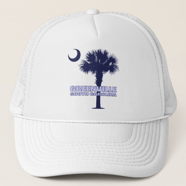SC Palmetto & Crescent (Greenville) Truckerkappe (Vorderseite)
